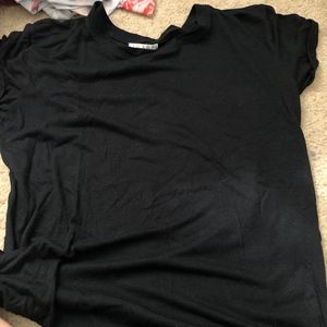 black t shirt